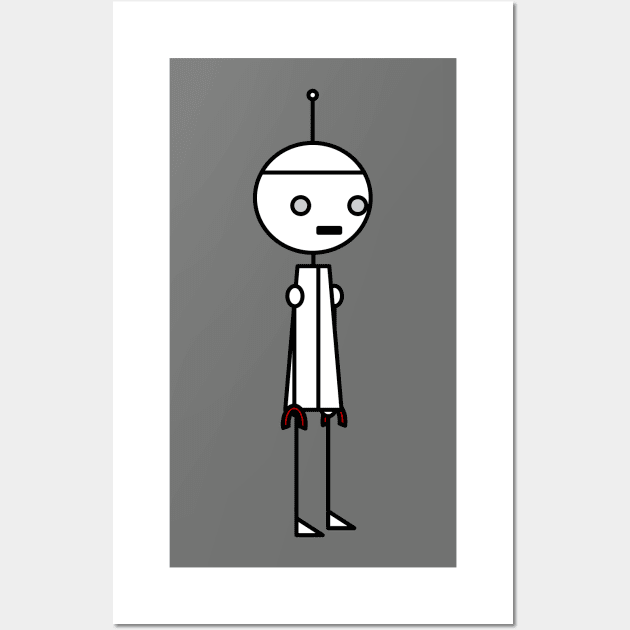 Minimal Minsky Wall Art by NoirPineapple